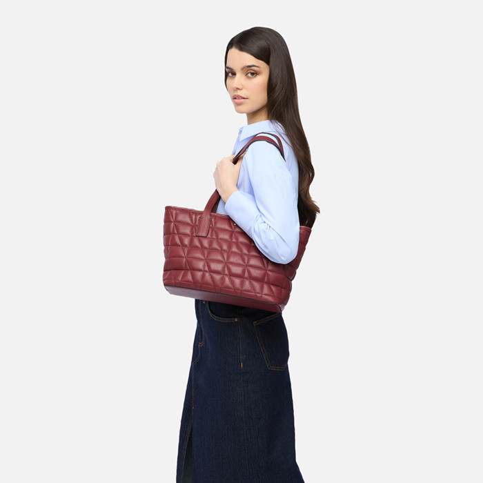 Shoulder bag GARDREN M WOMAN Bordeaux | GEOX