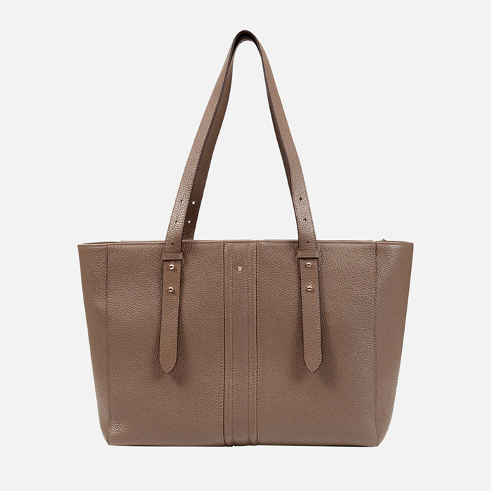 Shoulder bag MILLEINY WOMAN Taupe | GEOX