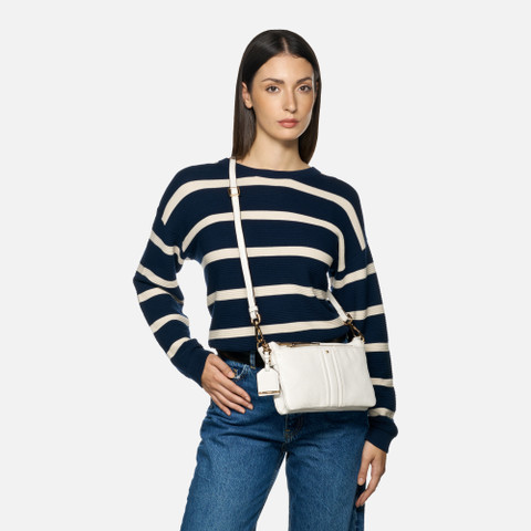 Cross-body bag CLAREE WOMAN White - image number 5 | GEOX