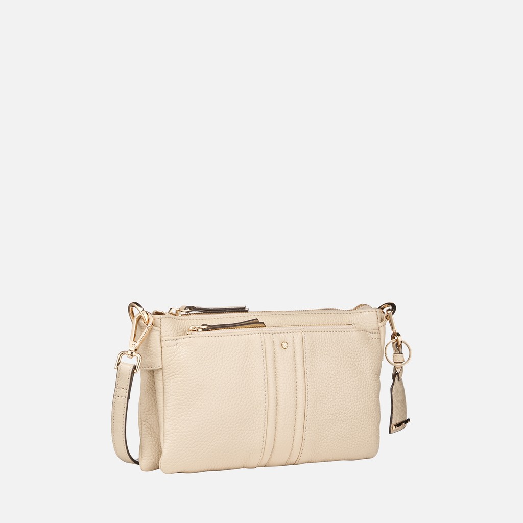 Borsa a tracolla CLAREE DONNA Bianco latte - image number 2 | GEOX