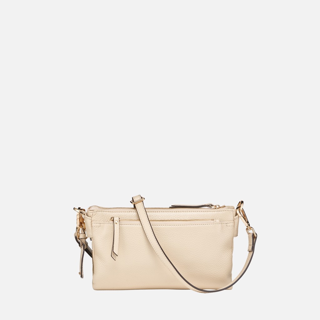 Borsa a tracolla CLAREE DONNA Bianco latte - image number 3 | GEOX