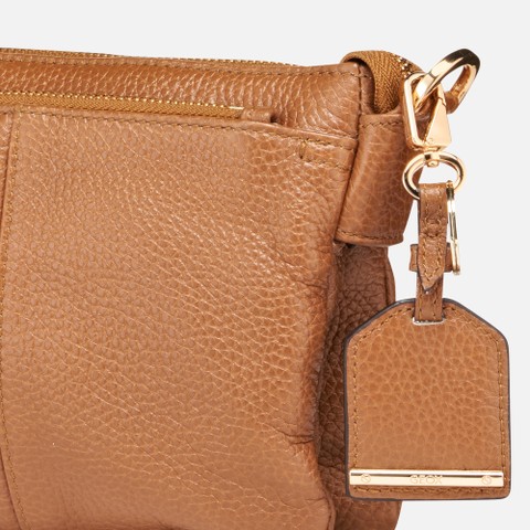 Cross-body bag CLAREE WOMAN Cognac - image number 5 | GEOX