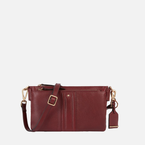 Cross-body bag CLAREE WOMAN Bordeaux - image number 1 | GEOX