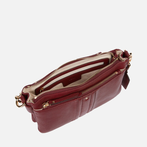 Cross-body bag CLAREE WOMAN Bordeaux - image number 4 | GEOX