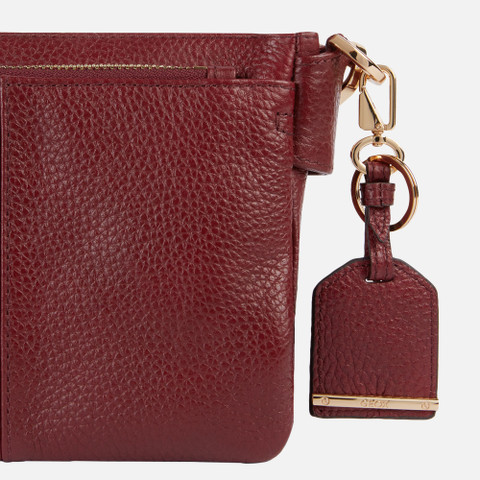 Cross-body bag CLAREE WOMAN Bordeaux - image number 5 | GEOX