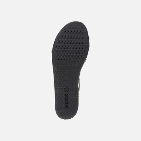 Sandals with straps SANDAL VEGA WOMAN Black - image number 6 | GEOX