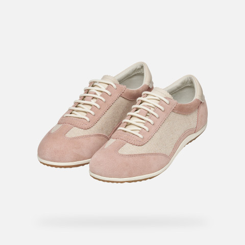 Low top sneakers VEGA WOMAN Light taupe/Beige - image number 7 | GEOX