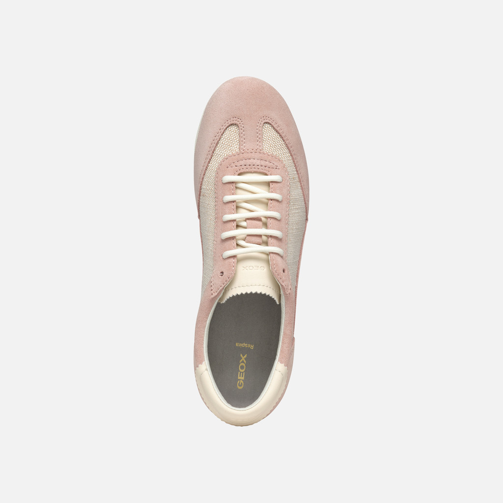 Low top sneakers VEGA WOMAN Light taupe/Beige - image number 5 | GEOX