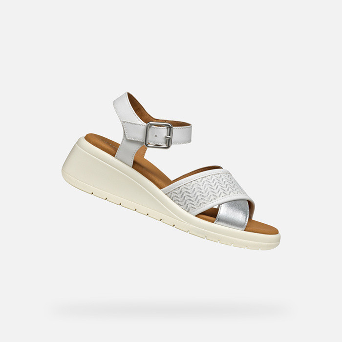 Wedge sandals MELICONIA WOMAN White | GEOX