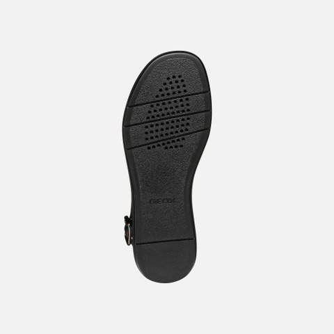 Plateau sandals CAMALEI WOMAN Gun/Black - image number 7 | GEOX