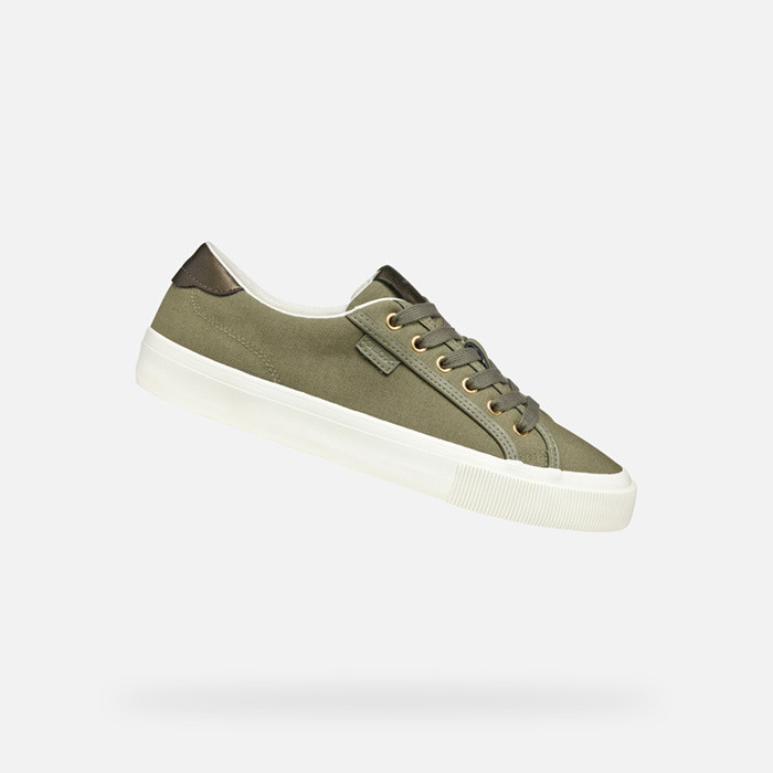 Low top sneakers EMMELENY WOMAN Sage/Olive | GEOX