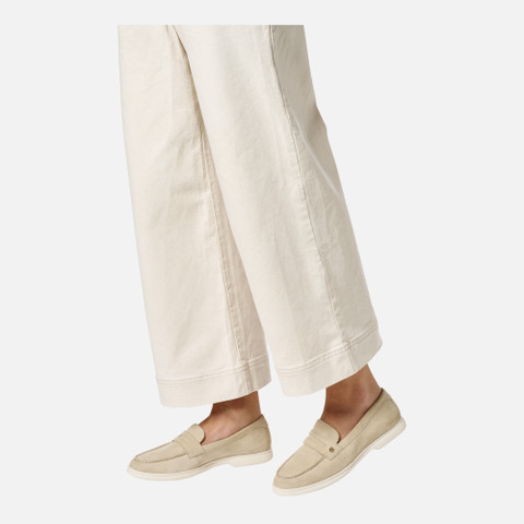 Suede loafers XAND 3 WOMAN Light Taupe - image number 2 | GEOX