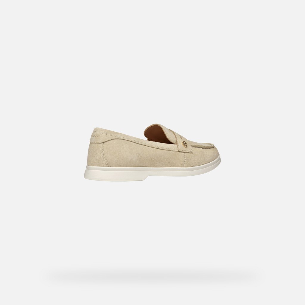 Suede loafers XAND 3 WOMAN Light Taupe - image number 5 | GEOX