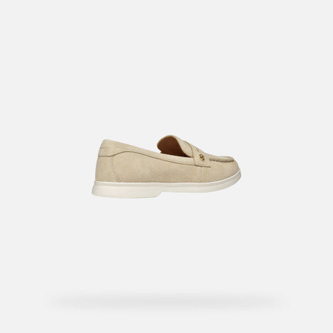 Suede loafers XAND 3 WOMAN Light Taupe - image number 5 | GEOX