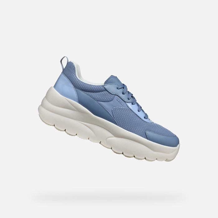 Platform trainers XTORS WOMAN Light Blue | GEOX