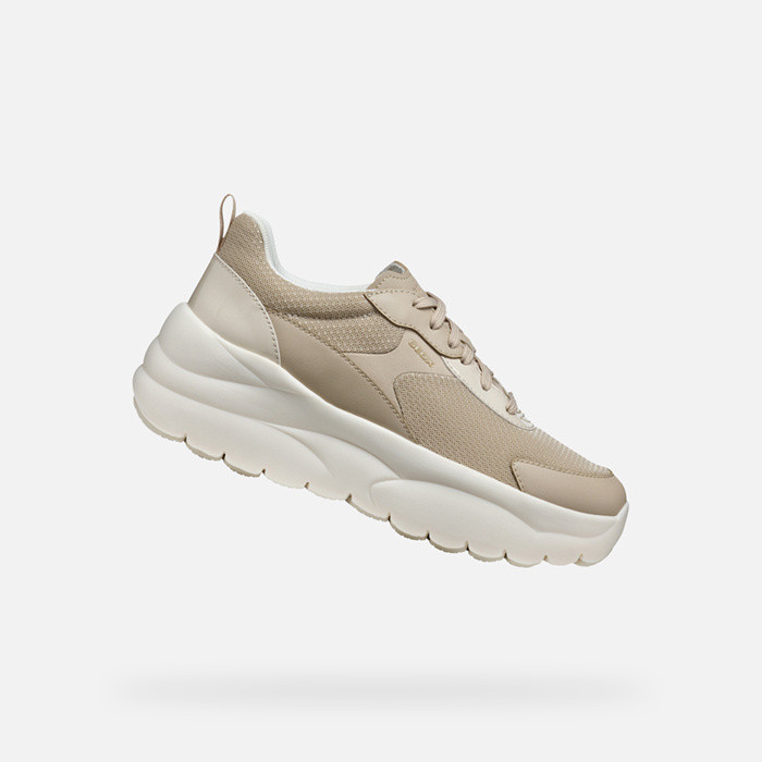 Platform trainers XTORS WOMAN Beige | GEOX