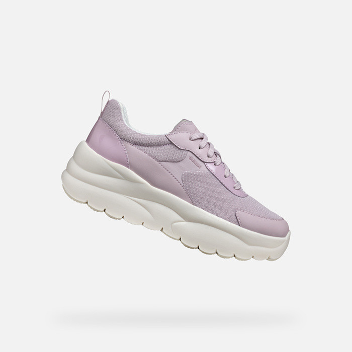 Platform trainers XTORS WOMAN Lilac | GEOX