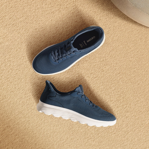 fabric sneakers SPHERICA PLUS WOMAN Navy - image number 7 | GEOX
