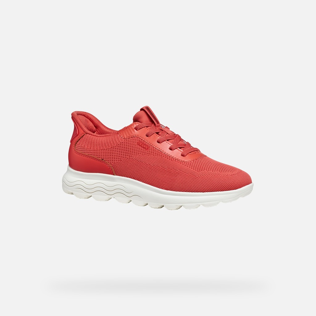 Slip in sneakers SPHERICA PLUS WOMAN Coral - image number 2 | GEOX