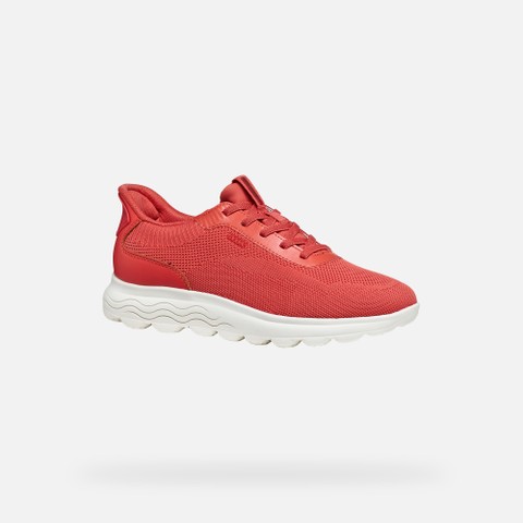Slip in sneakers SPHERICA PLUS WOMAN Coral - image number 2 | GEOX