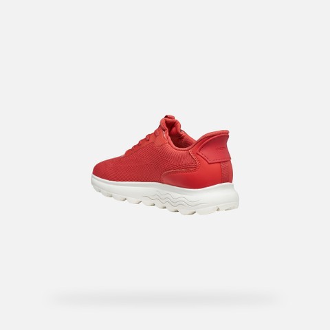 Slip in sneakers SPHERICA PLUS WOMAN Coral - image number 3 | GEOX