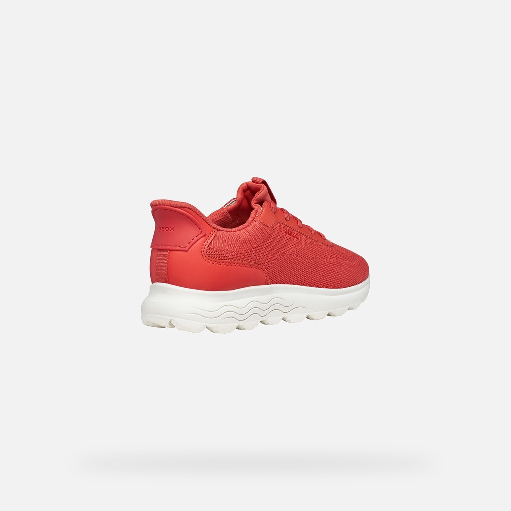Slip in sneakers SPHERICA PLUS WOMAN Coral - image number 4 | GEOX