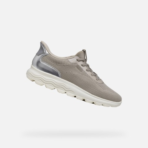 Slip in sneakers SPHERICA PLUS WOMAN Rock/Silver | GEOX