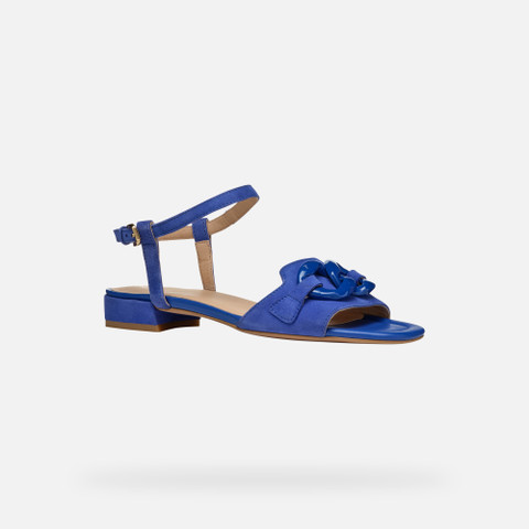 Flat sandals NEW ERAKLIA 15 WOMAN Blue - image number 2 | GEOX