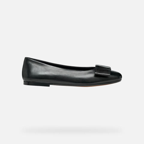 Pointed toe ballet flats BALLYSTAR WOMAN Black - image number 1 | GEOX