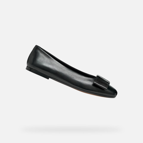 Pointed toe ballet flats BALLYSTAR WOMAN Black - image number 0 | GEOX