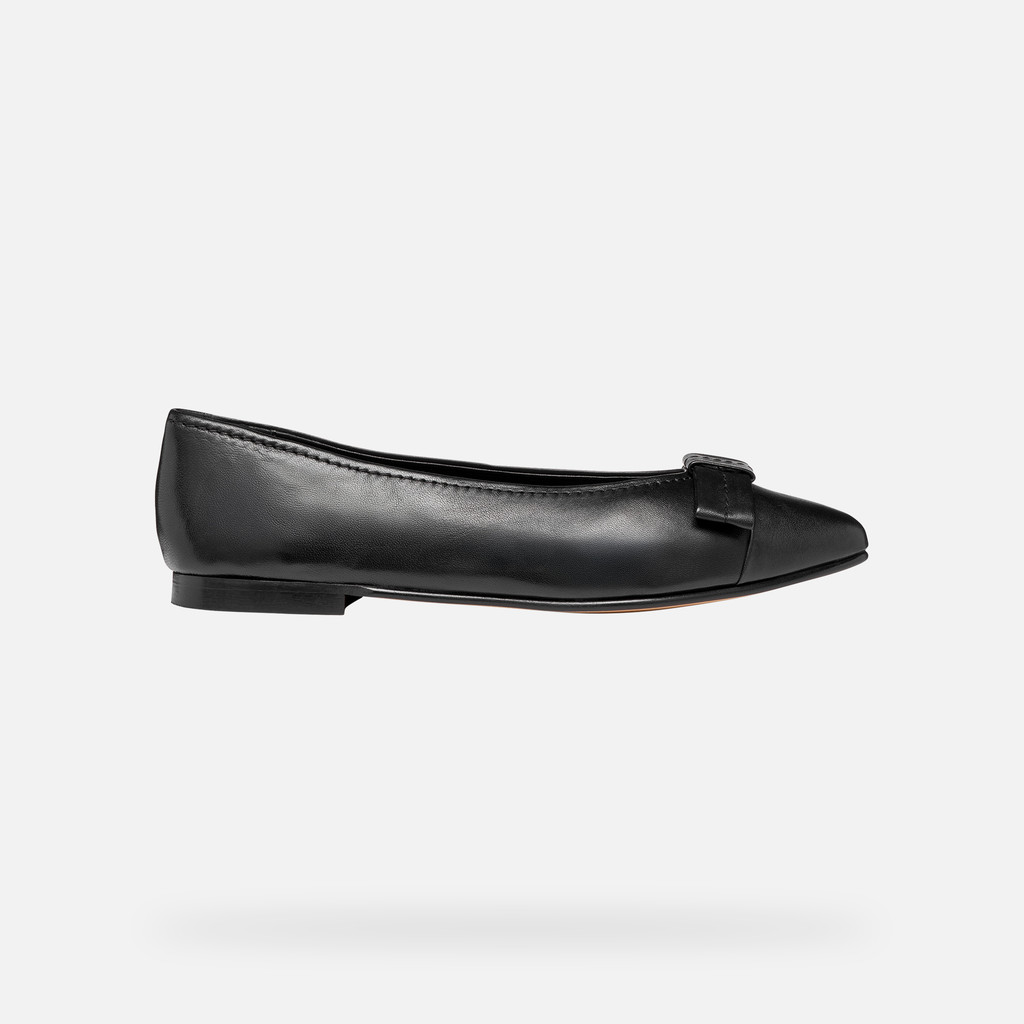 Pointed toe ballet flats MILLIANEE WOMAN Black - image number 1 | GEOX