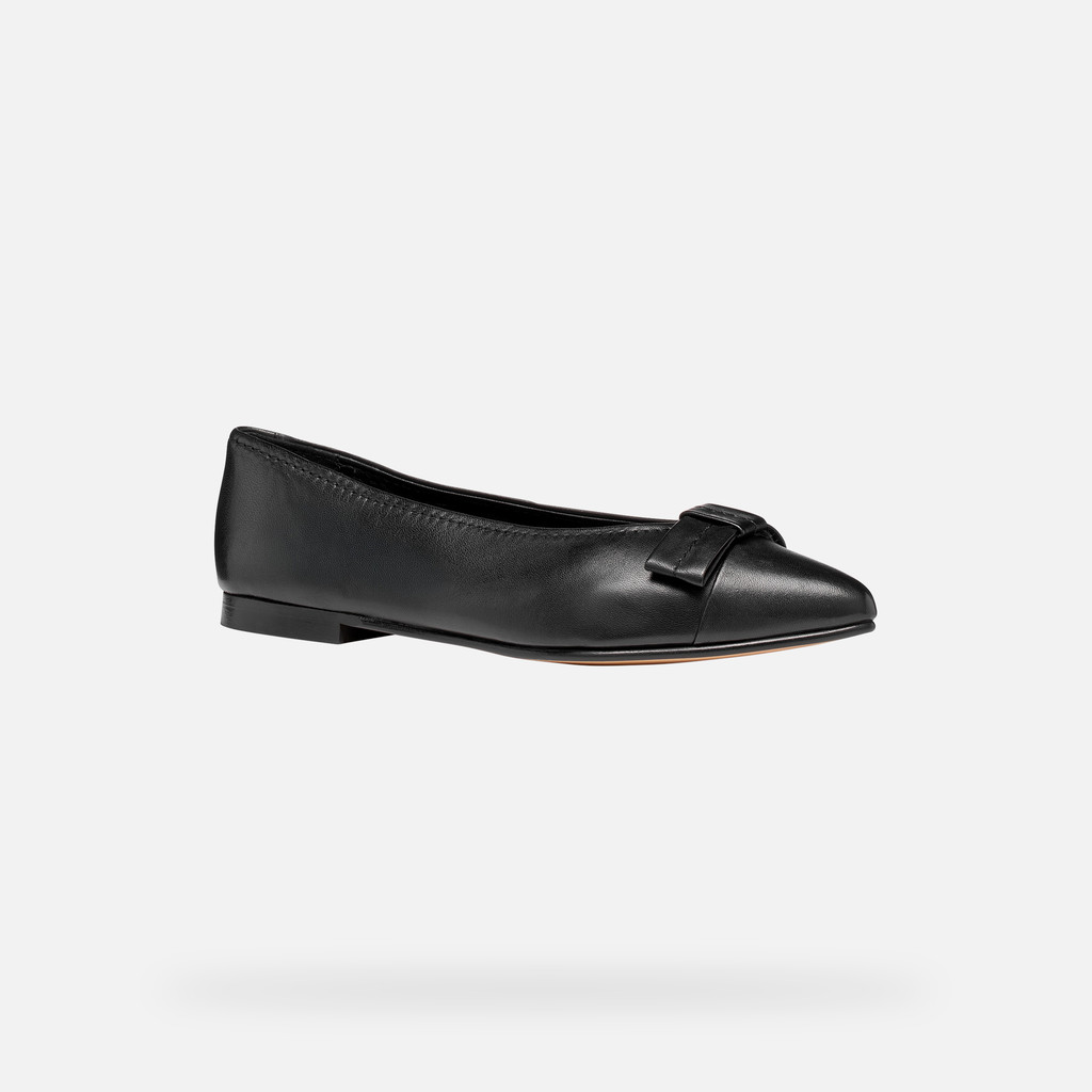 Pointed toe ballet flats MILLIANEE WOMAN Black - image number 2 | GEOX