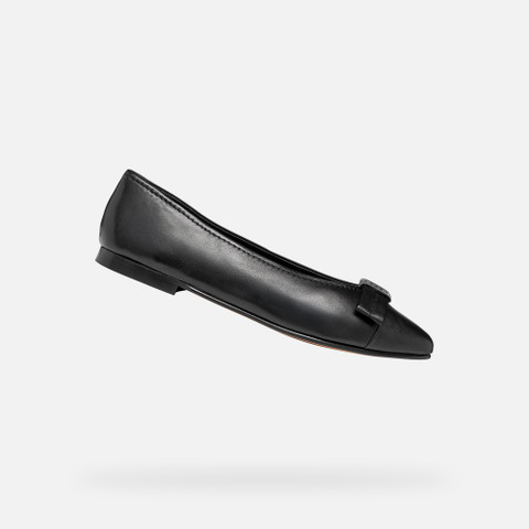 Pointed toe ballet flats MILLIANEE WOMAN Black - image number 0 | GEOX