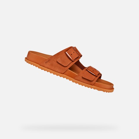 Slides shoes SANDYBETT WOMAN Brick | GEOX