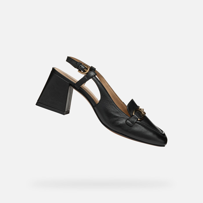 Heeled loafers CORONILLA WOMAN Black | GEOX