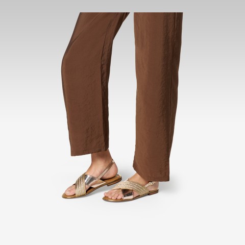 Sandali bassi SOZY PLUS DONNA Oro scuro/Oro chiaro - image number 1 | GEOX