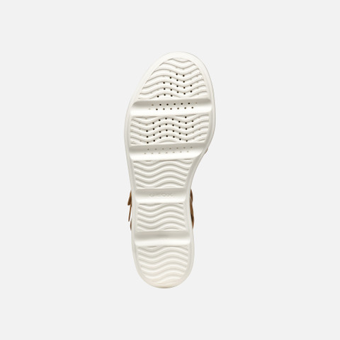 Wedge sandals PISA WOMAN Camel/Papyrus - image number 7 | GEOX