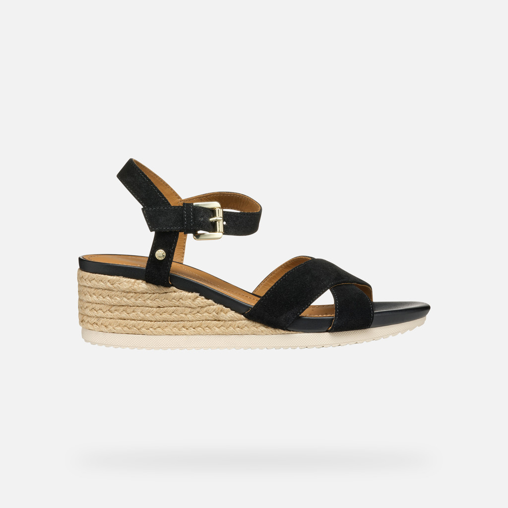 Ischia Corda Femme Noir