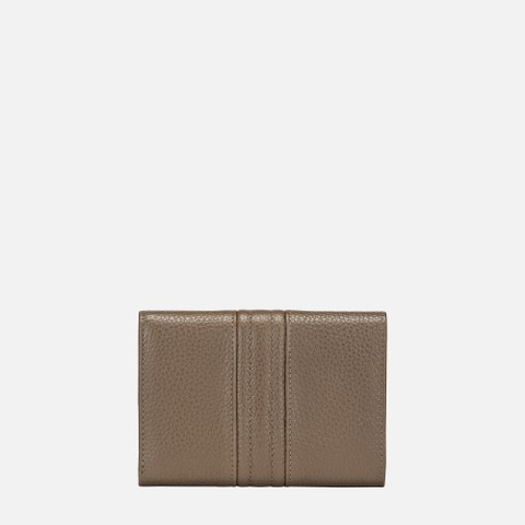 Cartera de piel WALLET MUJER Gris pardo - image number 2 | GEOX