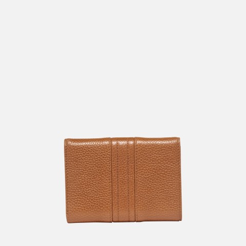Portefeuille en cuir WALLET FEMME Cognac - image number 2 | GEOX
