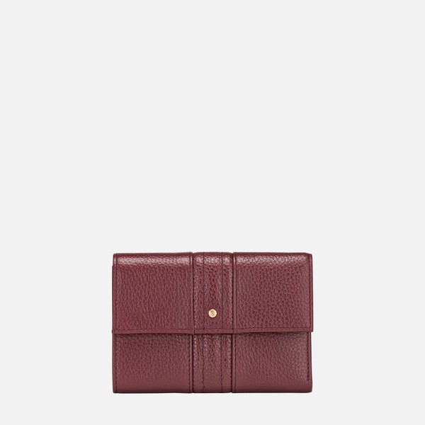 wallet woman — bordeaux