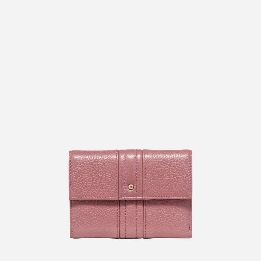 Portemonnaie aus Leder WALLET DAME Altrosa - image number 0 | GEOX