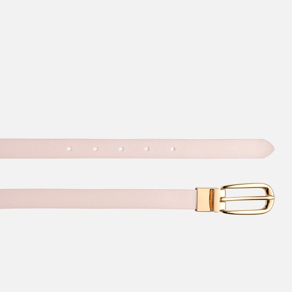 leather belt BELT WOMAN Rose/Dark rose - image number 2 | GEOX