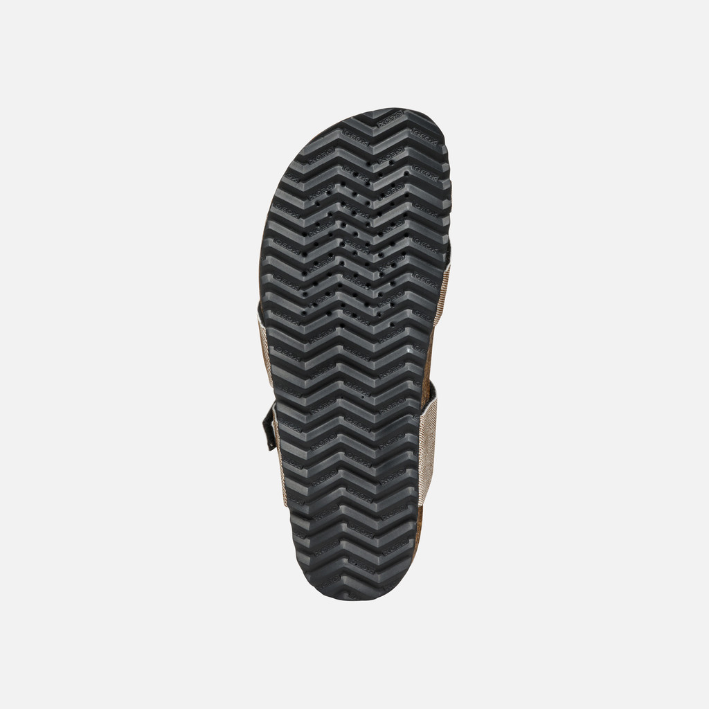 Slides shoes BRIONIA WOMAN Bronze - image number 6 | GEOX