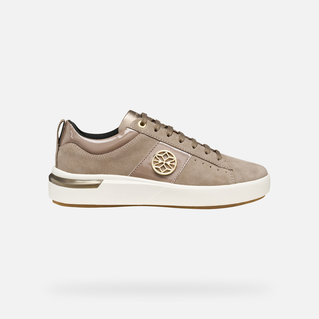 Low top sneakers DALYLA WOMAN Taupe - image number 1 | GEOX