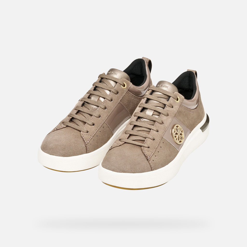 Low top sneakers DALYLA WOMAN Taupe - image number 7 | GEOX