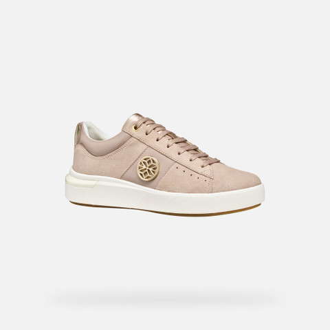 Low top sneakers DALYLA WOMAN Antique Rose/Powder - image number 3 | GEOX