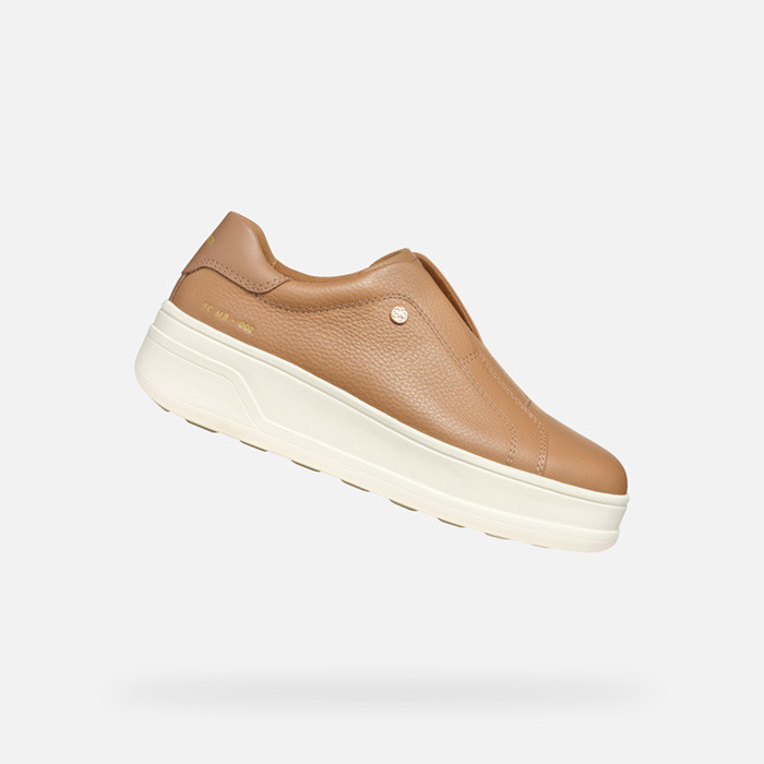 Platform trainers SPHERICA ECUB-2 WOMAN Beige | GEOX