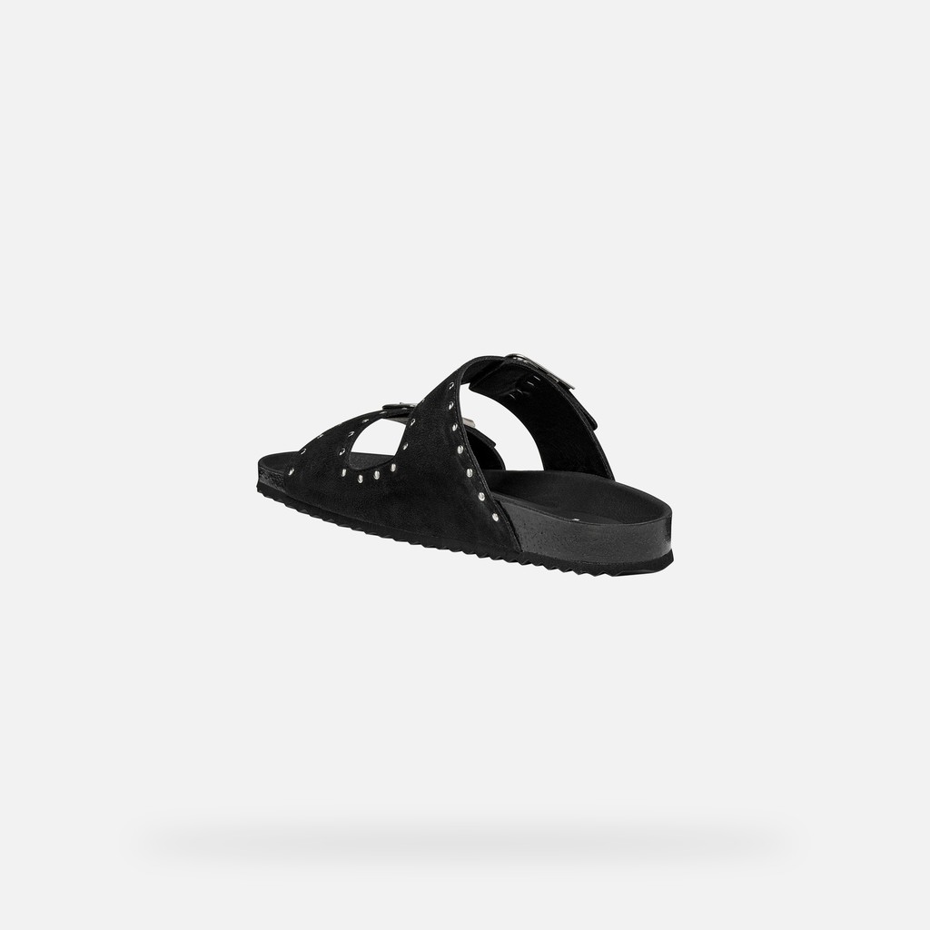 Slides shoes BRIONIA R WOMAN Black - image number 3 | GEOX