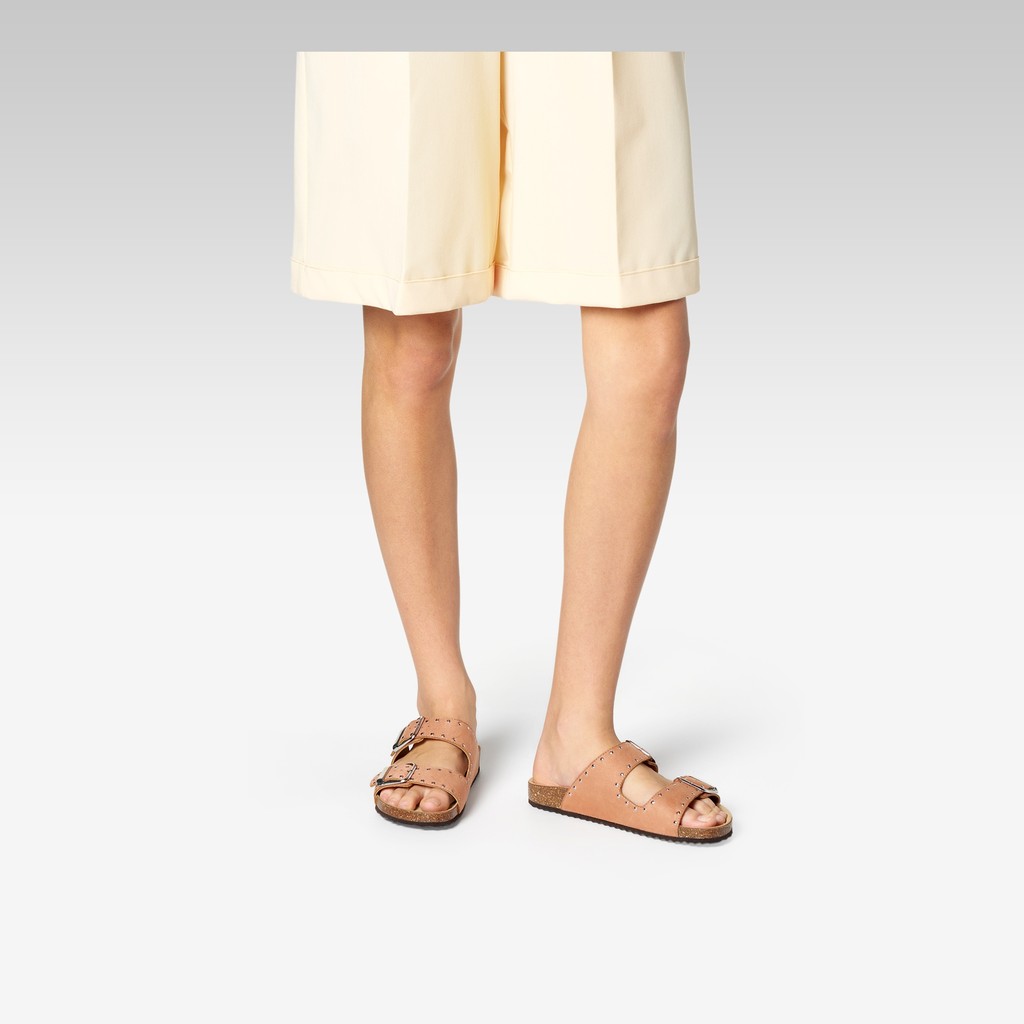 Mules BRIONIA R FEMME Vieux rose - image number 1 | GEOX